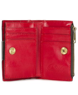 Busalla Leather Bifold Zipper Wallet