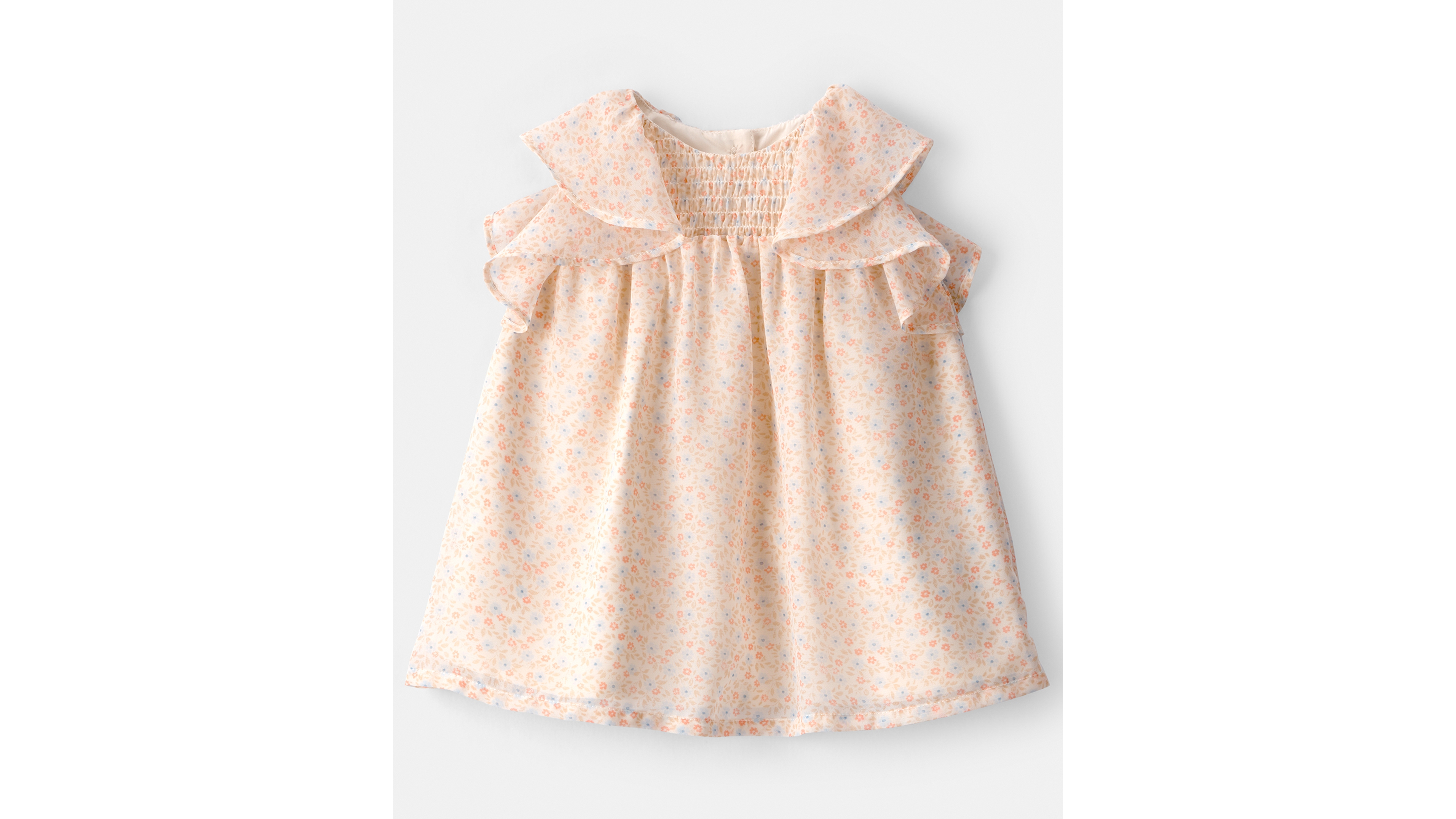 Carter's Baby Girls' Floral Flowy Round Neck Dress