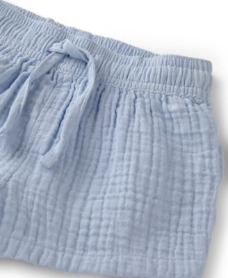 Baby Boys' Collared Top & Shorts, 2-Piece Set