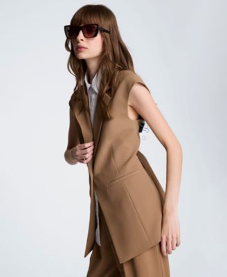 Women's Luxe Twill Sleeveless Vest