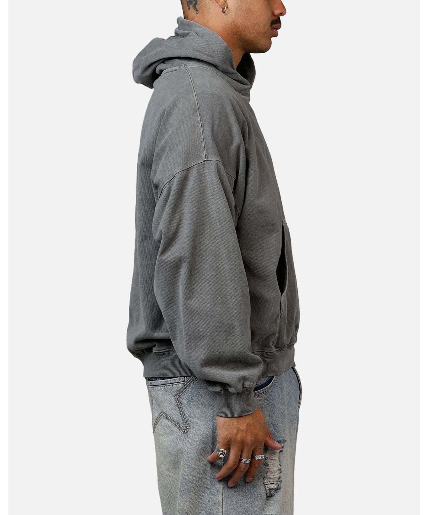 Men's Black Doves Premium Hoodie Washed Charcoal