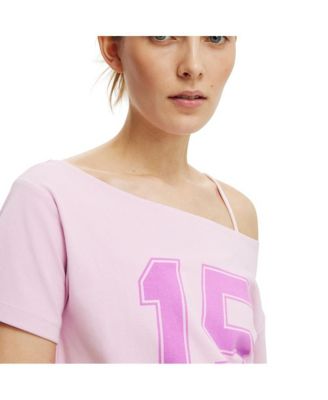 Women's The Sporty Off Shoulder Graphic Tee