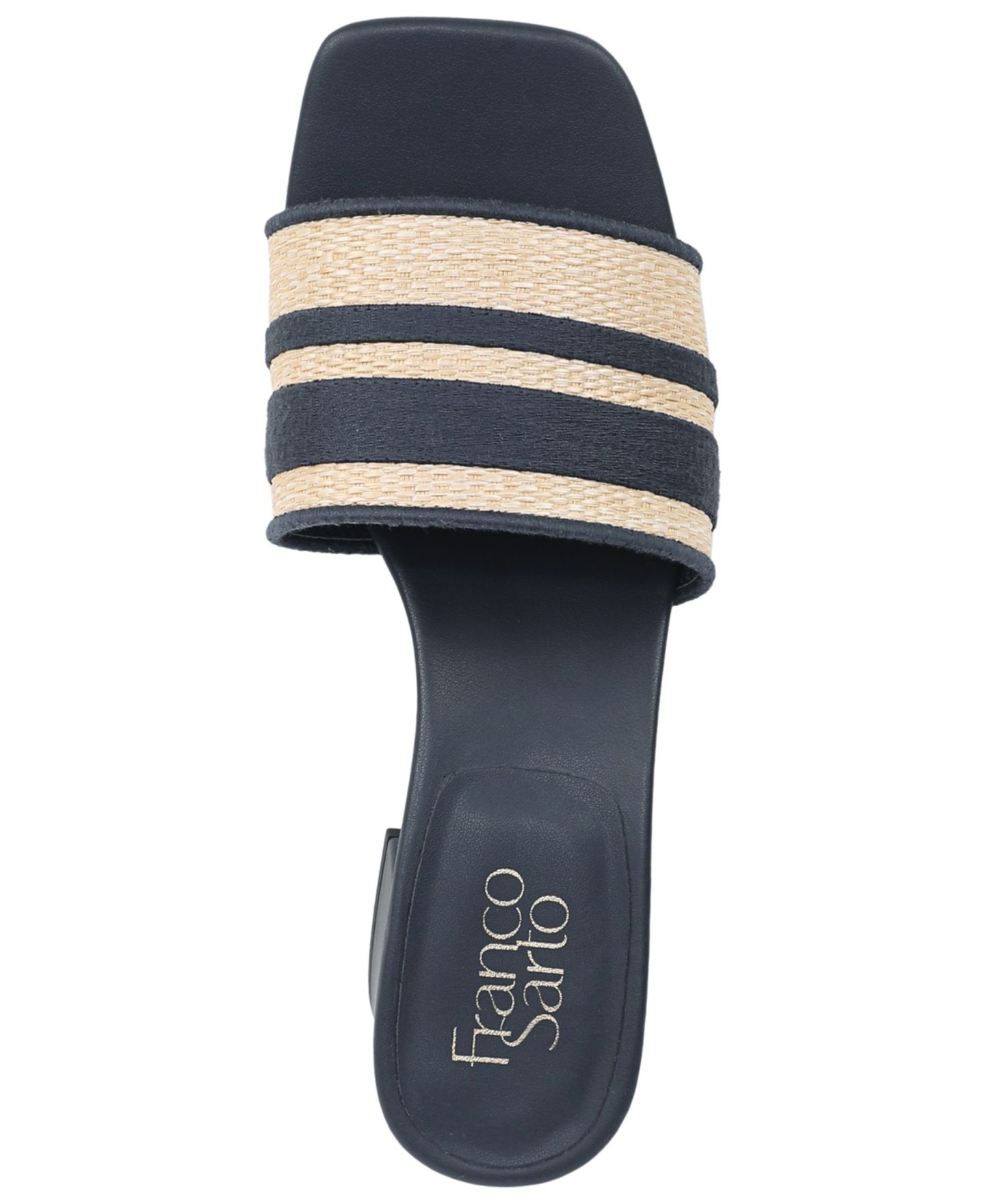 Женские сандалии Franco Sarto Kaori 2 Slide Dress Sandals, цвет: Бежевый разноцветный искусственный — фото 5
