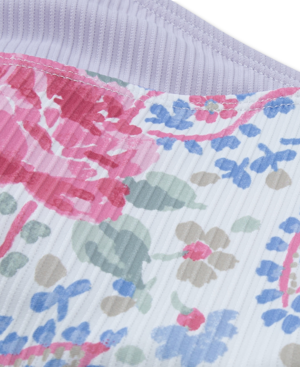 abercrombie kids Girls' 5-17 Cross Wrap Asymmetrical Neck Top & Swim Bottoms, 2-Piece Set