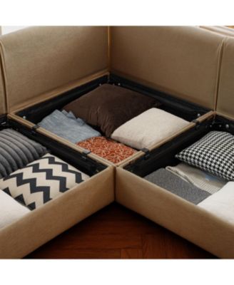 24" Ottoman Sofa -Camel