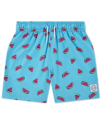 Boys' Printed Swim Trunks