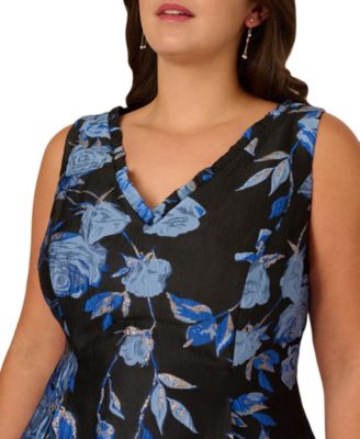 Women's V-Neck Midi Dress