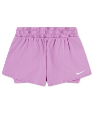 Girls' 4-6X Dri-FIT Play All Day Swing Elastic Waistband Shorts