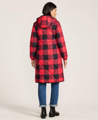 Women's Print FeatherFree Insulated Diamond Quilted Maxi Coat