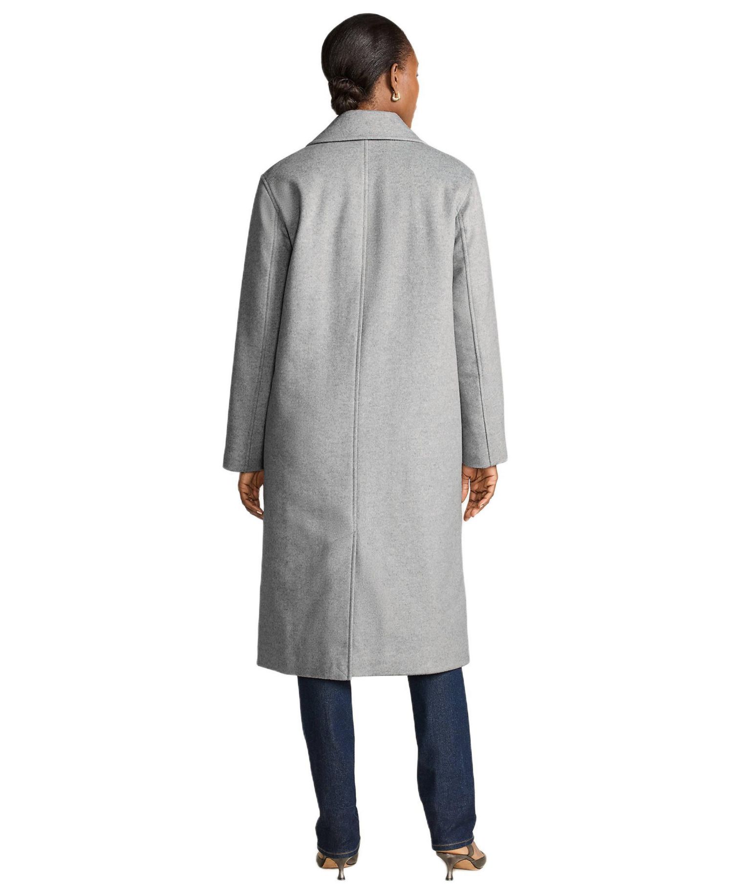 Women's Insulated Double Breasted Wool Coat