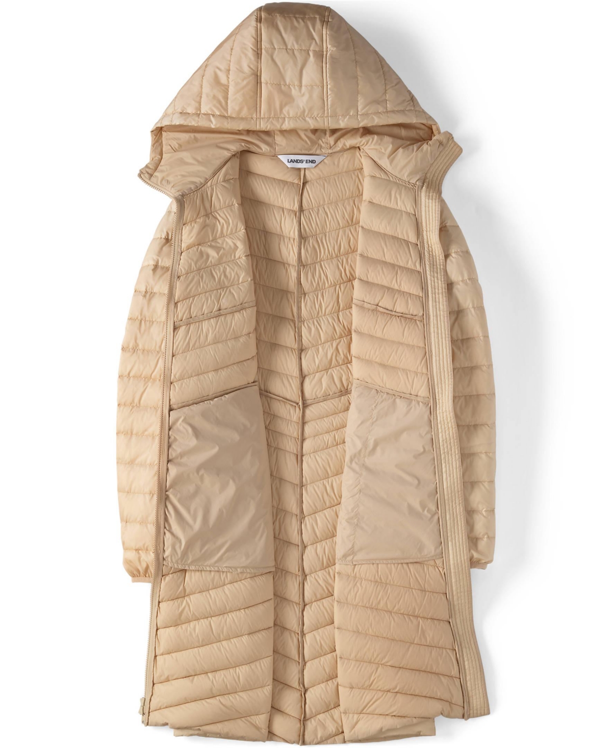 Lands' End Women's Petite Wanderweight Packable Down Coat