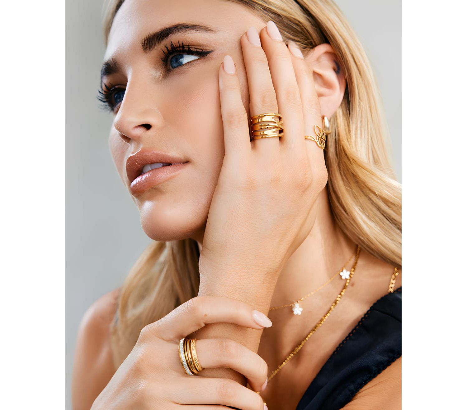 Wire Wrap Statement Ring