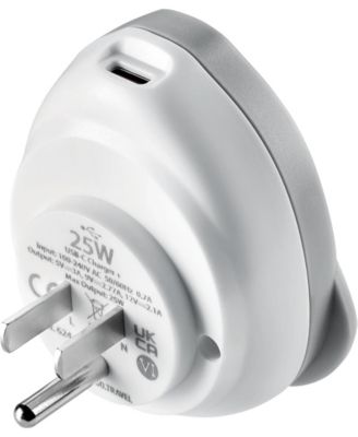 World USA USB-C 25W Travel Adaptor