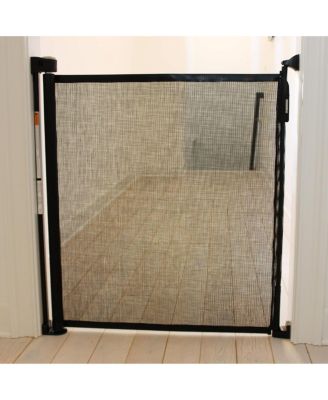 Child & Pet Retractable Safety Gate - Black