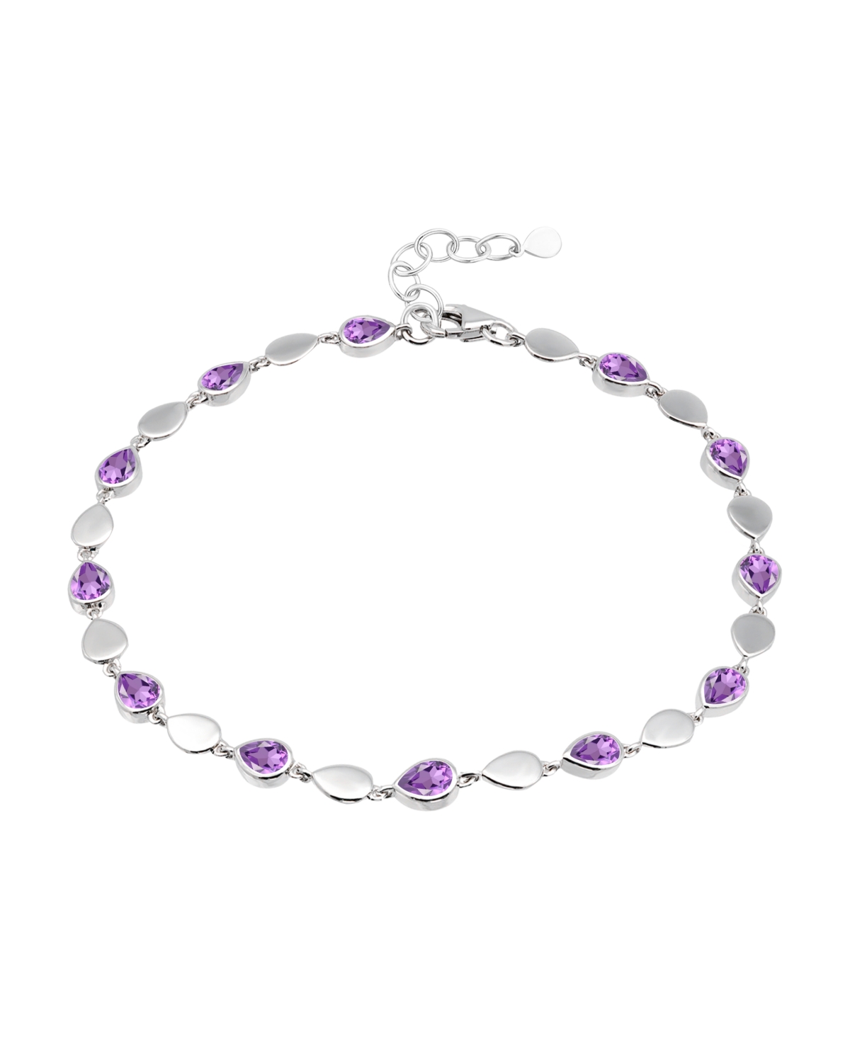 Macy's Blue Topaz (2-1/5 ct. t.w.) Luna Bracelet Sterling Silver (Also Available Multi-Stones)