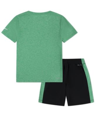 Boys' 4-7 Dri-FIT Dropset T-Shirt and Shorts, 2-Piece Set