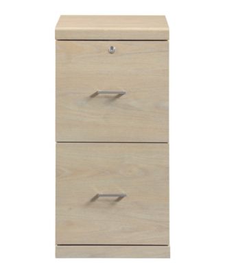 28.5" Wood Alpine 2-Drawer Vertical File Cabinet