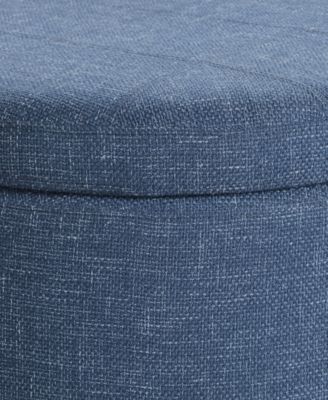 18.5" Fabric Baynes Storage Ottoman