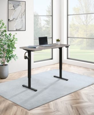 59" Wood Primo Sit to Stand Electric Height Adjustable Desk