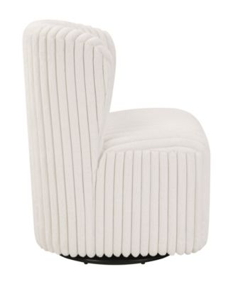 30.75" Fabric Lucia Swivel Accent Chair
