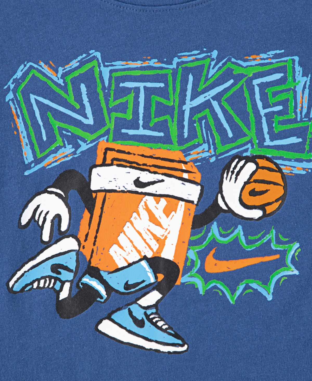 Nike Boys' 4-7 Boxy Basketball Short-Sleeve T-Shirt