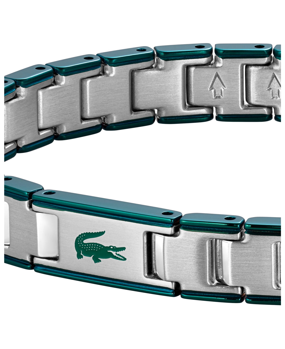 Lacoste Men's Metropole Edge Two-Tone Stainless Steel Bracelet