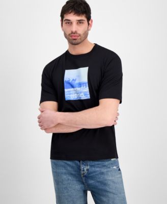 Hugo by Men's Graphic Print Logo T-Shirt