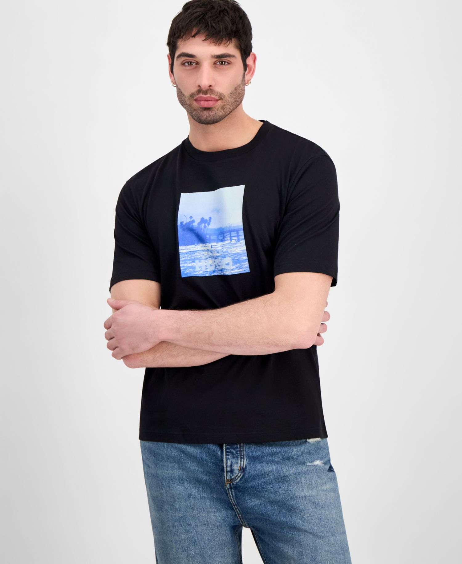 Men's Graphic Print Logo T-Shirt
