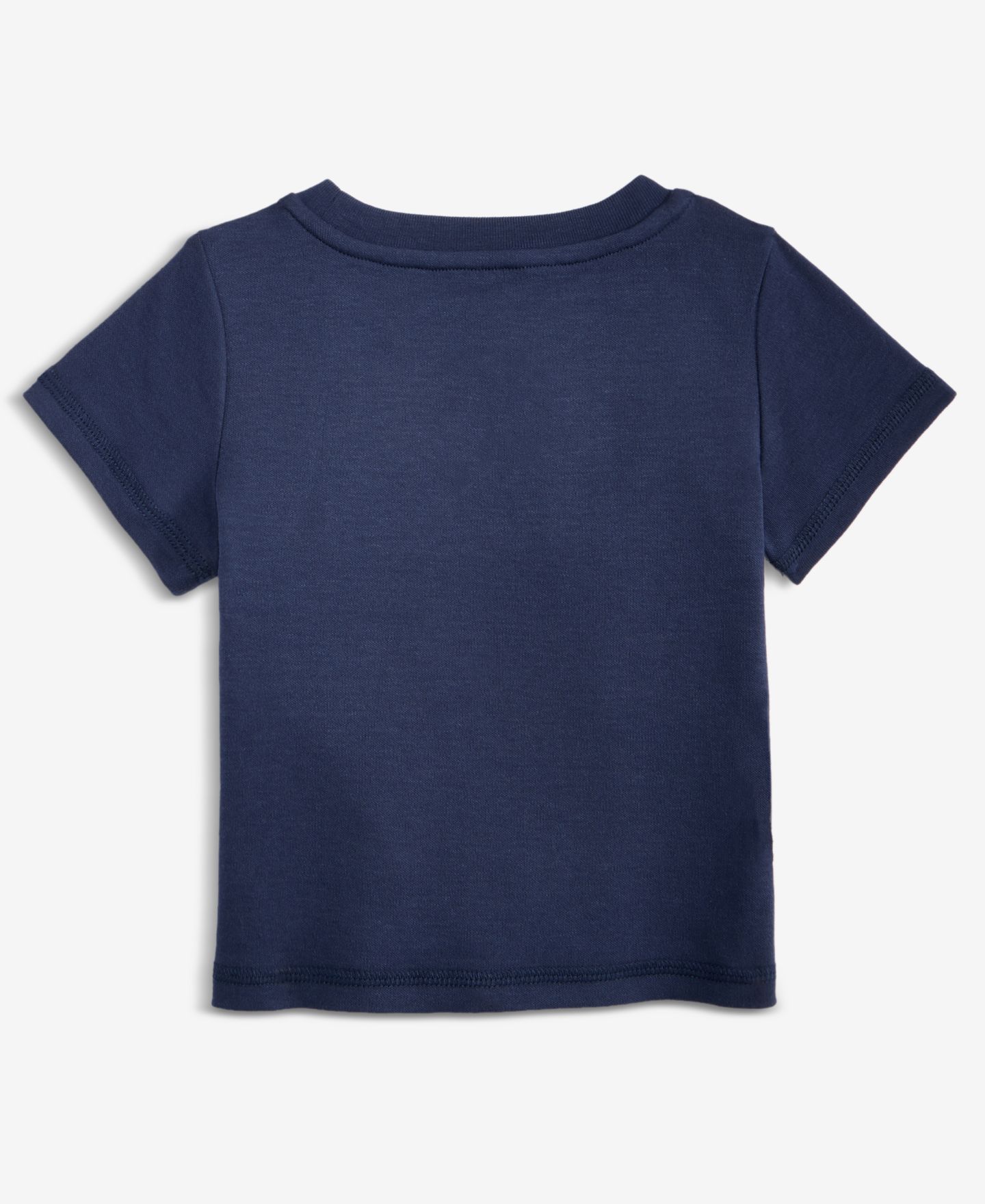 Футболка First Impressions Mix and Match Placed-Stripe T-Shirt для мальчиков-малышей, цвет: Тёмно-синий — фото 2
