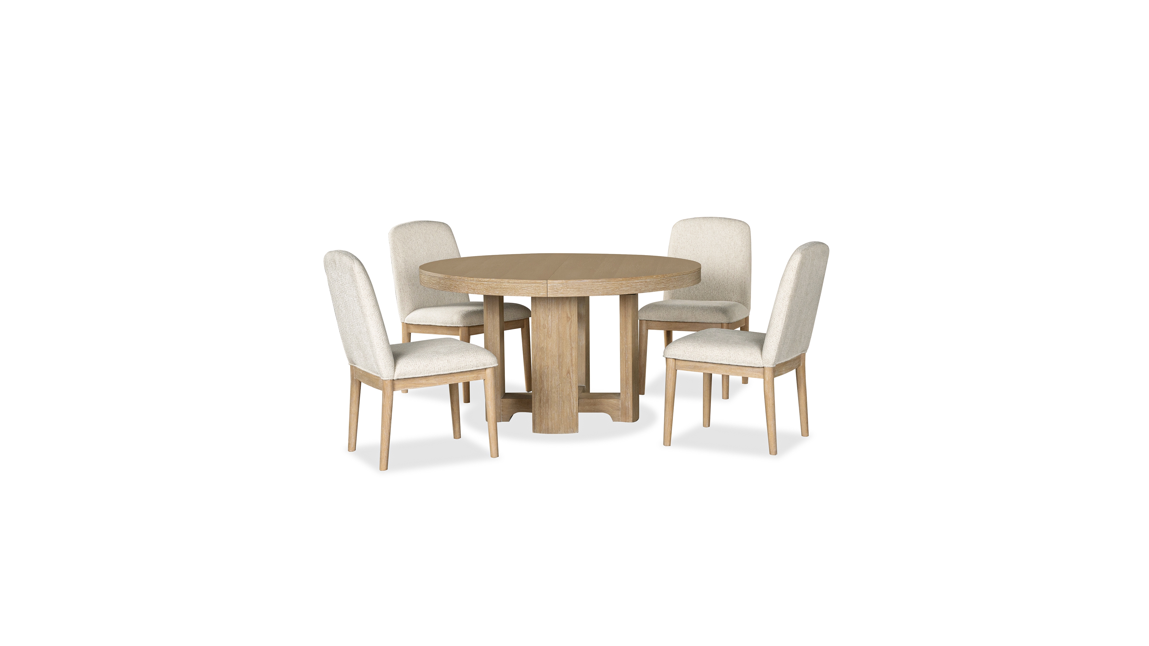 Furniture Marcel 5-pc. Dining Set ( Round Table & 4 Side Chairs)