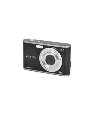 Minolta MND23 48MP Auto Focus 4K Ultra HD Selfie Camera - Black