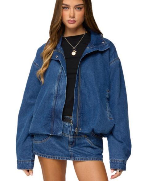 Женские куртки Edikted Women's Hilary Oversized Denim Coat