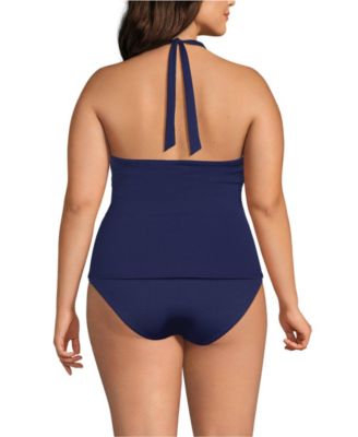 Women's Twist Halter Tankini Top