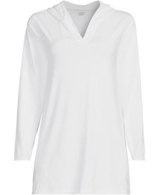 Women's SunShade UPF 50 Hooded Mini Swim Swim Cover-Up Dress