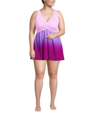 Women's SlenderSuit Wrap Swim Dress Swimsuit