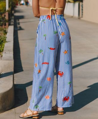 Women's Island Itinerary Striped Pants