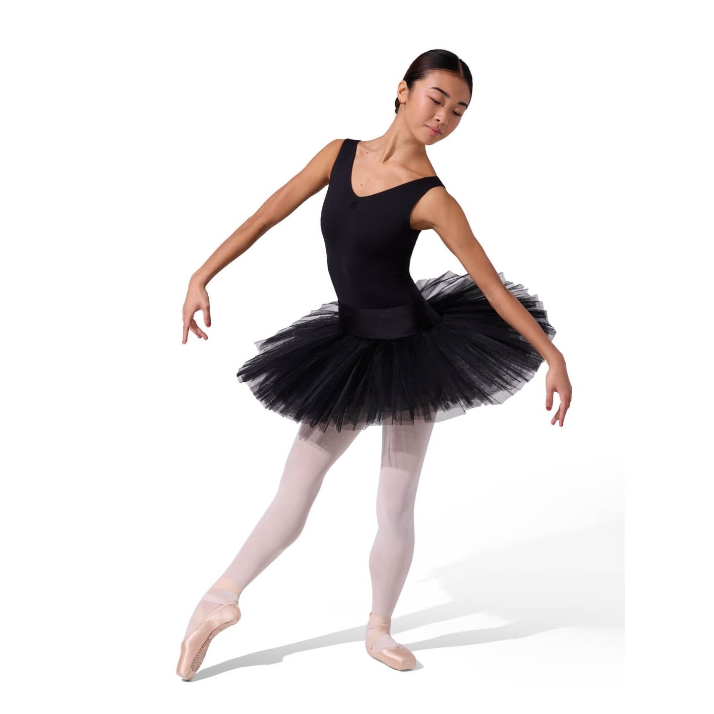 Женская юбка Capezio Practice Tutu, цвет: Чёрный — фото 7