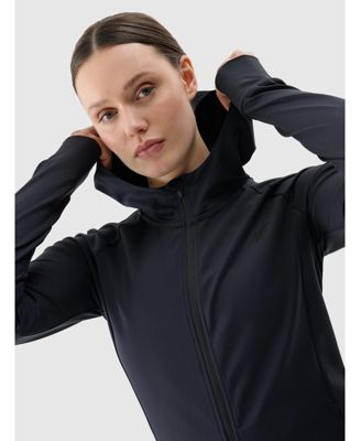 Women's regular quick-dry training sweatshirt - black