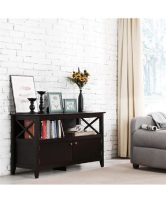 Improved Quality TV Stand with 2 Storage Doors