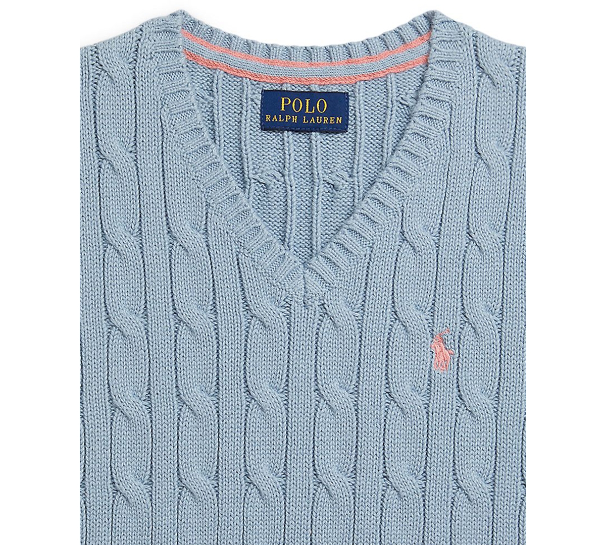 Polo Ralph Lauren Boys 2-7 Cable-Knit Cotton Sweater Vest