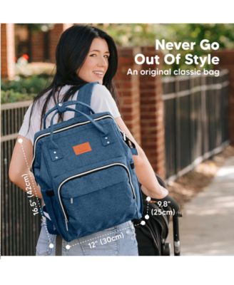 Original Diaper Bag Backpack, Multi-Functional Baby Diaper Bags with Changing Pad