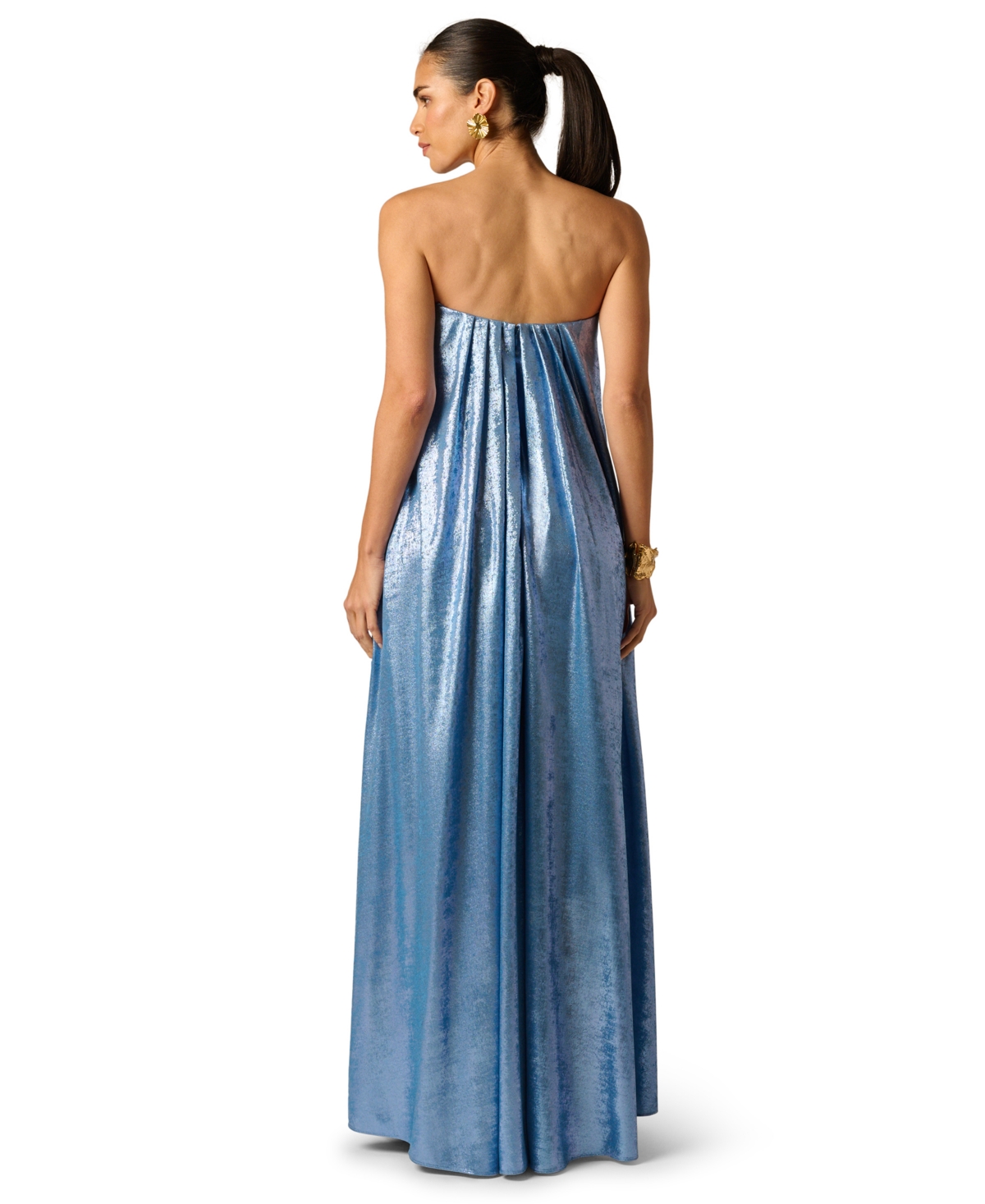 Adrianna Women's Foiled Strapless Ball Gown