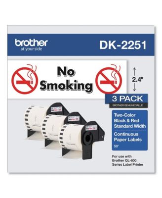 DK22513PK 2.44 in x 50 ft Continuous Paper Label Tape (3-Pack