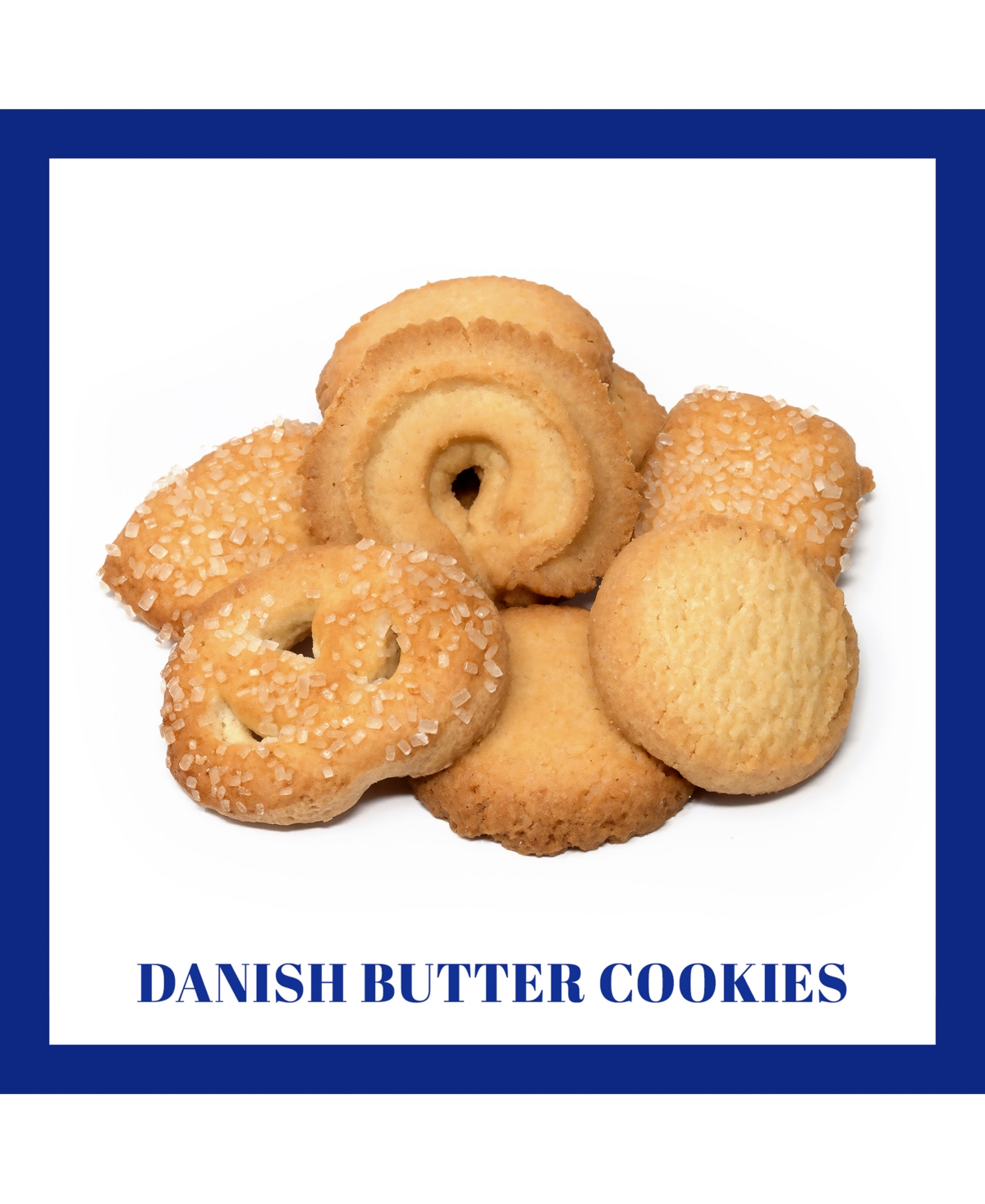 Bisca Danish Butter Cookie Tin, 3 lbs.