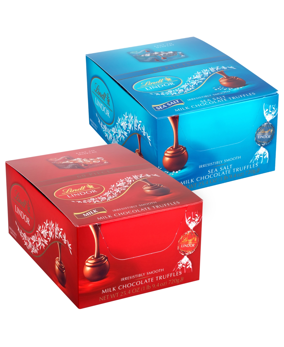 Lindt Truffles Milk Chocolate Sea Salt Lindt Truffles Milk Chocolate, 2 Pack