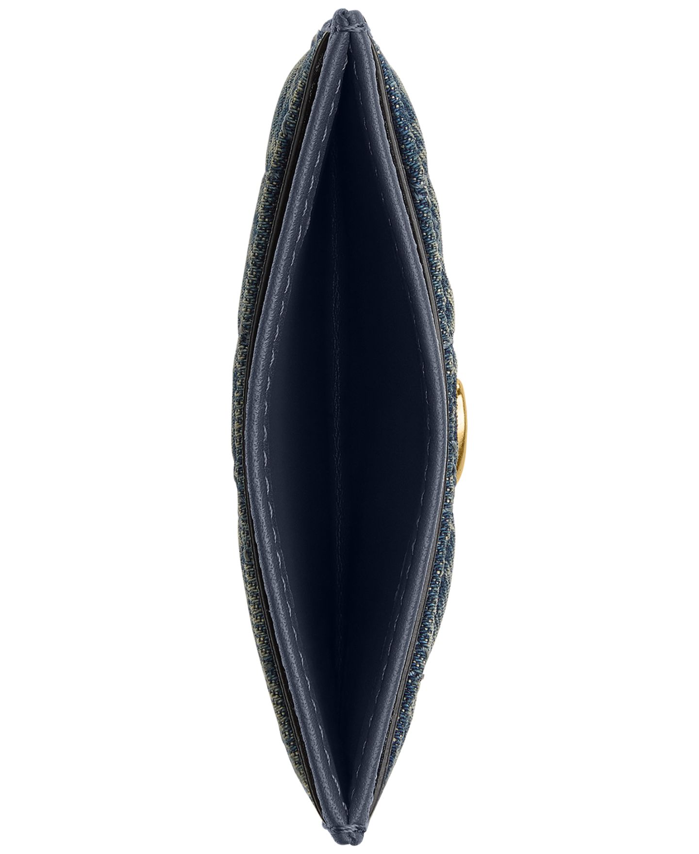 Кошелёк Coach Essential Quilted Cotton Denim Card Case — фото 3
