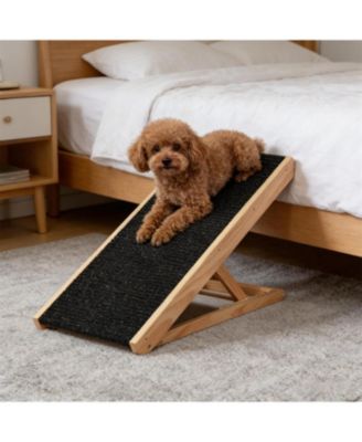 Elevated Dog Ramp with ease in Black