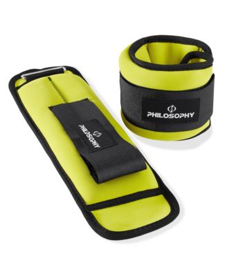 Adjustable Ankle/Wrist Weights, Set of 2 - 3 lb Each, 6 lb Total for Strength Training and Fitness