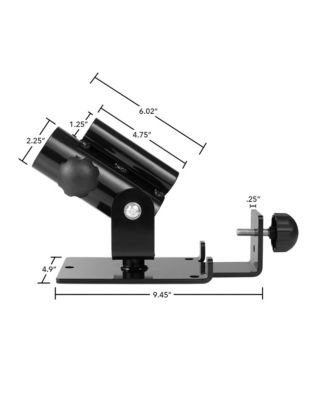 T-Bar Row Platform Landmine Base Fits 1" Standard and  2" Olympic Bars - Full 360° Swivel & Easy to Install