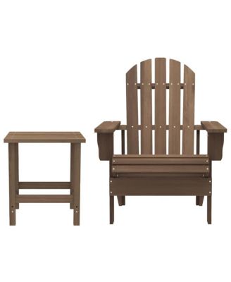 Garden Chair Brown Solid Fir Wood 27.4 x 34.1 x 35.2 in Ergonomic